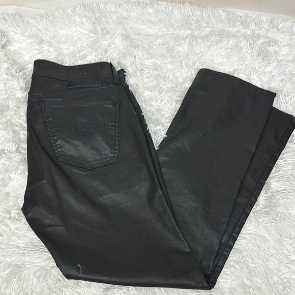 Guess Black Straight Jeans Classic Fit - Picture 13 of 13